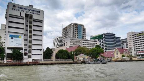 Siriraj Hospital from Chao Phraya River, Bangkok