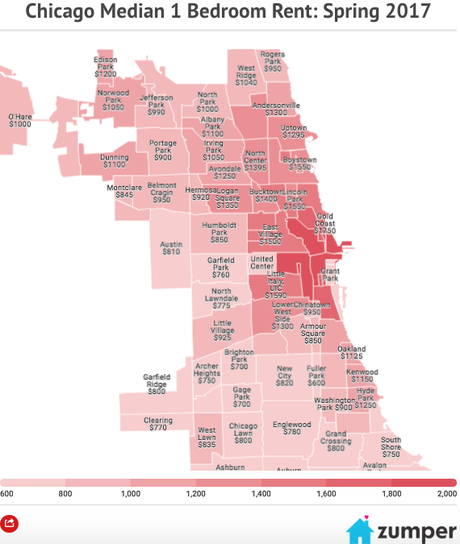 Chicago Rent Prices by Neighborhood: Spring Edition chicago rent prices by neighborhood