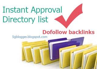 instant approval directories list