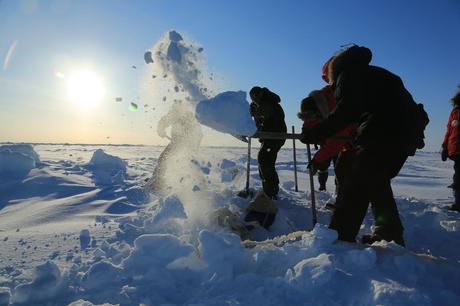North Pole 2017: Construction of Barneo Ice Camp Nearly Complete
