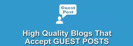 List of Quality Guest Blogging sites for 2017