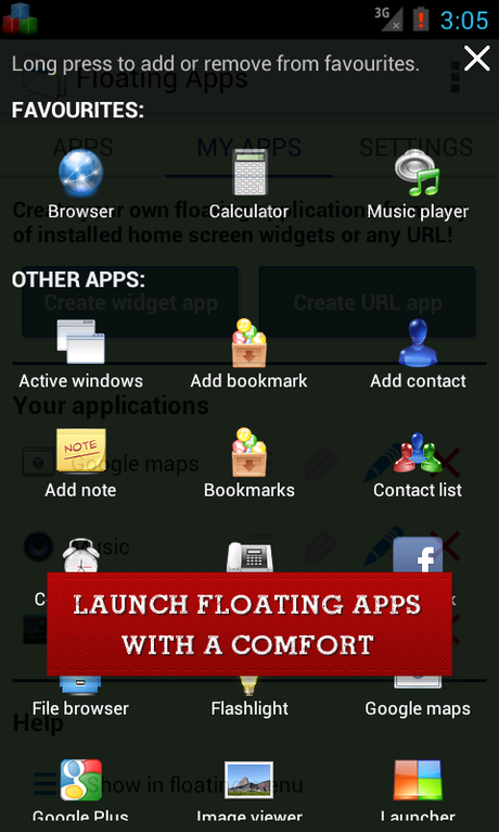 Floating Apps (400titasking) - screenshot