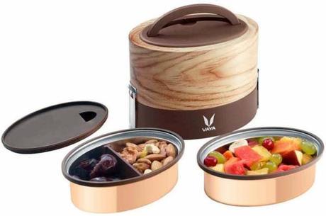 Vaya Tyffyn 600 ml premium #lunchbox #Review Enjoy homefood on the go!