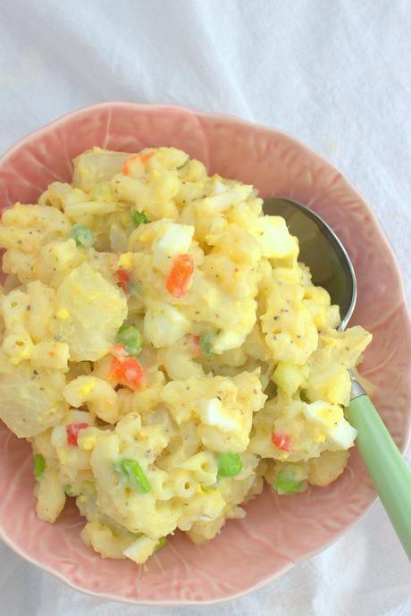 Potato-Mac Salad with Amish Boiled Dressing Potato-Mac Salad with Amish Boiled Dressing