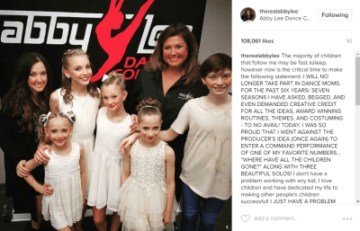 Dance Moms Mama Drama: Oh No She Din’t! Abby Lee Miller Just Quit! Here’s The Scoop…And Some Made Up Stuff.