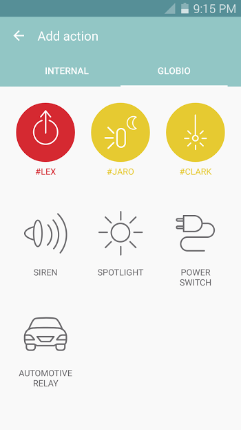    globio Alarm System- screenshot  