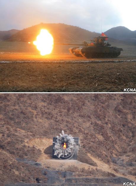 Kim Jong Un Observes and Guides KPA 2017 Tank Competition