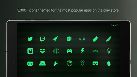    PipTec Green Icons & Live Wall- screenshot  