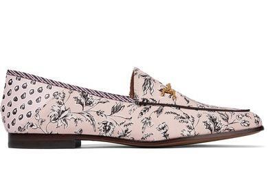 floral print horsebit loafer