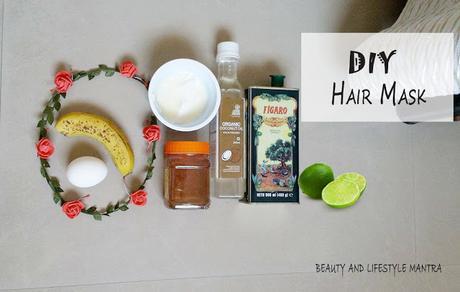 DIY : Hair Mask For Dry/ Frizzy Hair