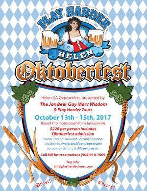Jax Beer Guy teams up with Play Harder Tours for Helen, Ga. Oktoberfest package