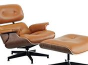 Leather Lounge Chair Ottoman