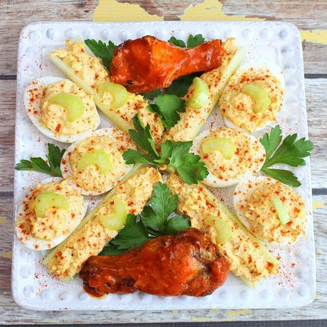 Buffalo Chicken Deviled Eggs Buffalo Chicken Deviled Eggs