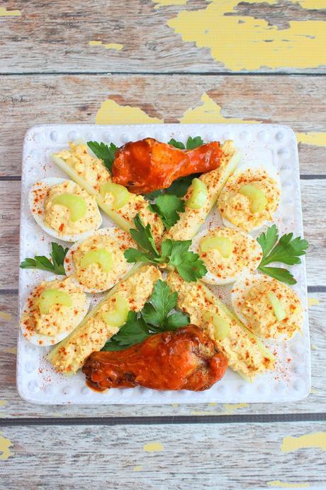Buffalo Chicken Deviled Eggs Buffalo Chicken Deviled Eggs