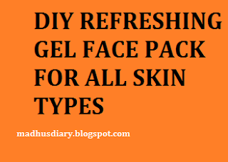 gel face pack