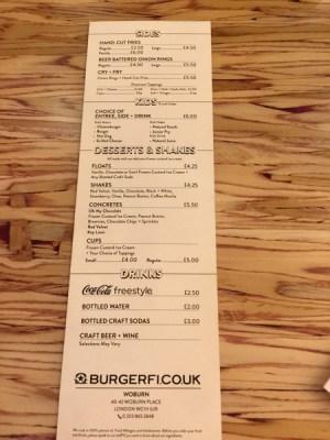 Food review: BurgerFi, 40 Woburn Place, London