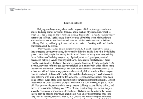 Cyber-Bullying Essay