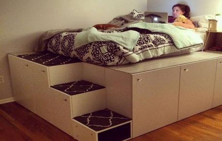 14+ Best Ideas About DIY Platform Bed With Storage