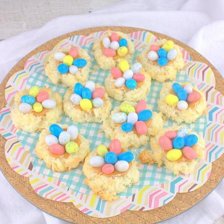 Easter Coconut Bird’s Egg Nests #FoodieExtravaganza Easter Coconut Bird's Egg Nests
