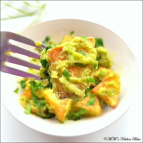 Potato Salad with Wild Garlic Avocado dressing mmskitchenbites