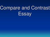 Compare Contrast Essay Ideas Students