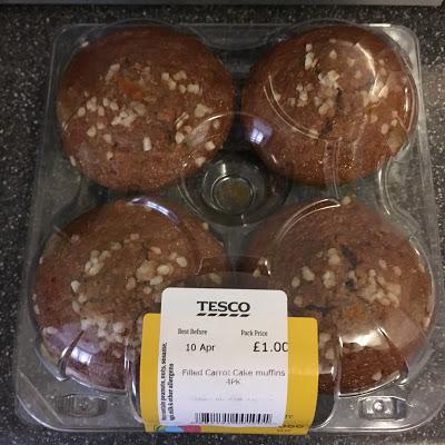 Today's Review: Tesco Filled Carrot Cake Muffins