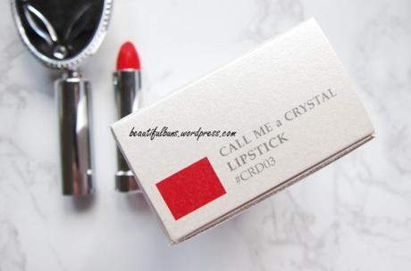 Review: Bisous Bisous Call Me A crystal Rouge Cream Lipstick