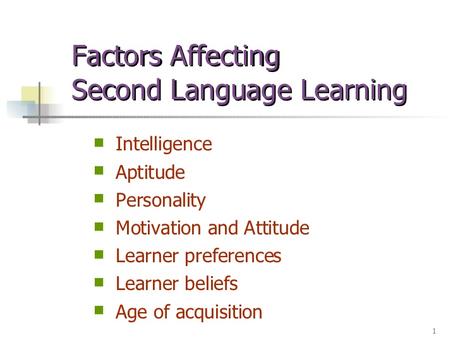 BELIEFS ABOUT LANGUAGE LEARNING AND TEACHING APPROACHES OF