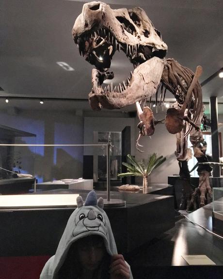 Hello Freckles Great North Museum hancock Adult Sleepover nebloggers Sleeping Underneath T Rex