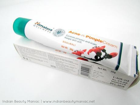 Himalaya Wellness Acne n Pimple Cream, Himalaya Ayurveda, Skin Care, Indian Skin Care, Ayurvedic Skin care, Review