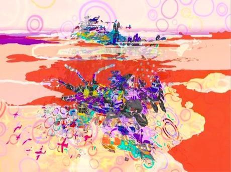 Colorful Abstract Painting By Karen Olsen Dunn