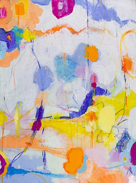 Colorful Abstract Painting By Ellen Levine Dodd