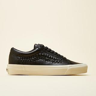 Suave On Deck:  Vans Leather Old School Weave DX Sneaker