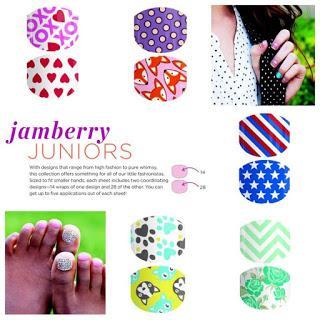 Image: Jamberry Juniors | made with durable materials | smudges and streaks never an issue | last for up to two weeks on fingernails, four weeks on toes