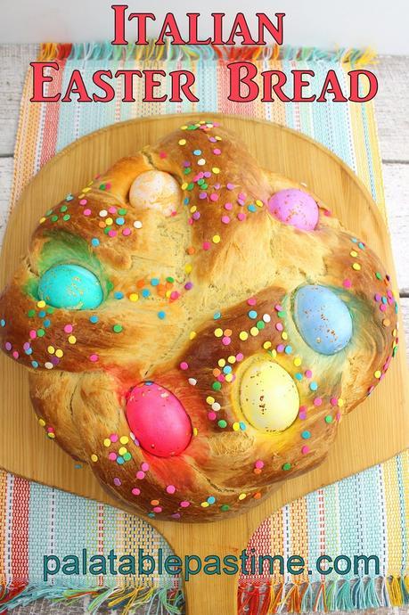 Italian Easter Bread #EasterRecipes #BreadBakers Italian Easter Bread