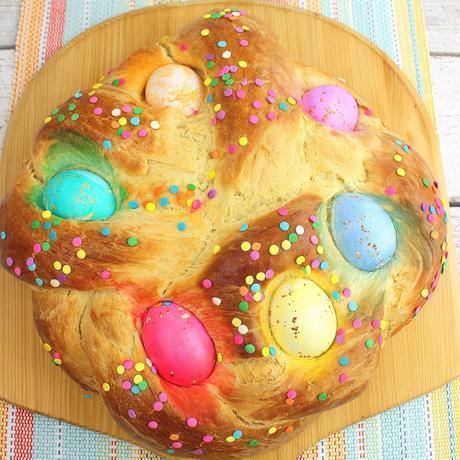 Italian Easter Bread #EasterRecipes #BreadBakers Italian Easter Bread