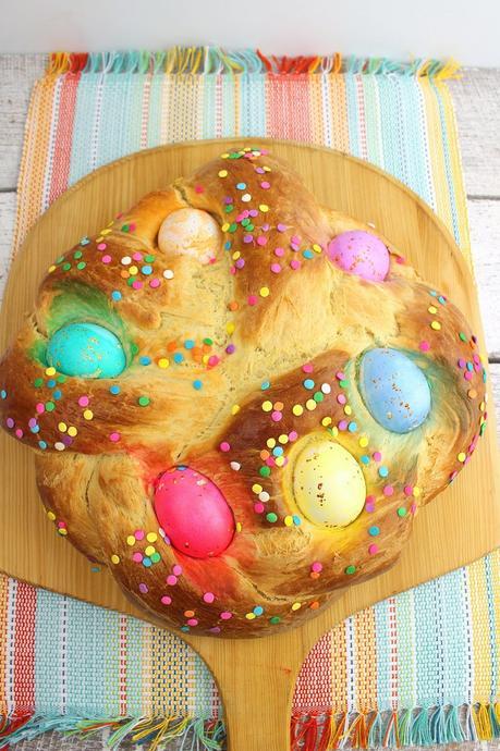 Italian Easter Bread #EasterRecipes #BreadBakers Italian Easter Bread