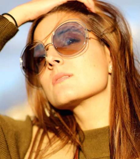 Chloé sunglasses for a 70′s style