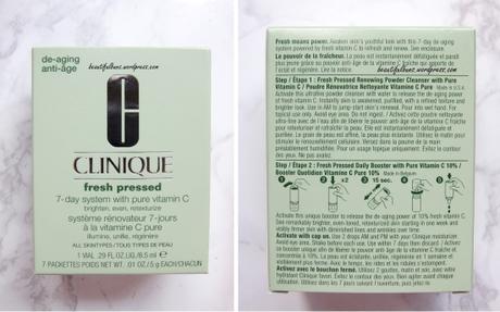 Review: Clinique Fresh Pressed 7-Day System With Pure Vitamin C