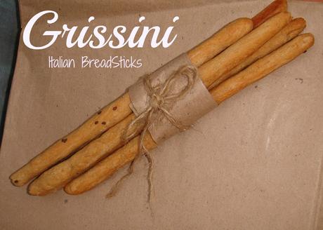 Grissini – Italian Breadsticks#BreadBakers