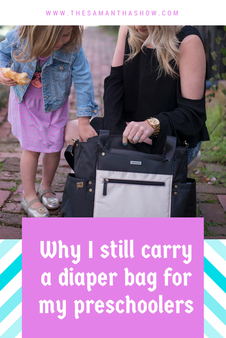 Why I still carry a diaper bag for my preschoolers.