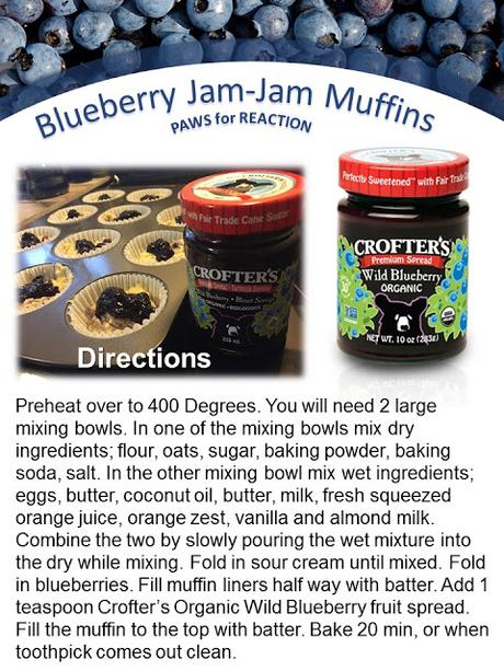 #Recipe #Blueberry #Crofters #JamJam #Muffins