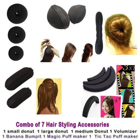 Homeoculture Combo of 7 hair accessories 