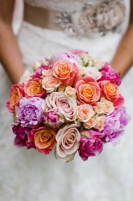 bright bridal bouquet captured by lottie designs photography