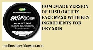 HOMEMADE VERSION OF LUSH OATIFIX FACE MASK