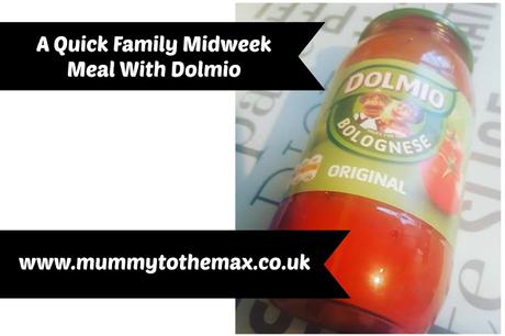 A Quick Family Midweek Meal With Dolmio