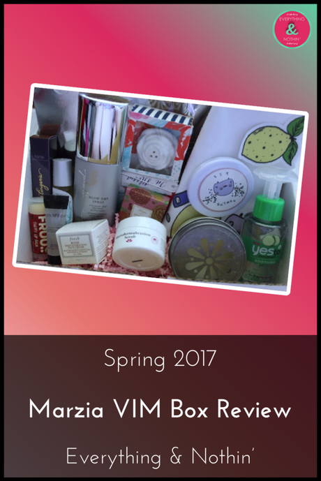 Spring 2017 Marzia VIM Box Review