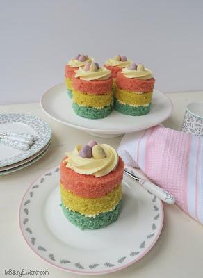 Mini Layered Easter Cakes & A Mary Berry Homeware Competition!