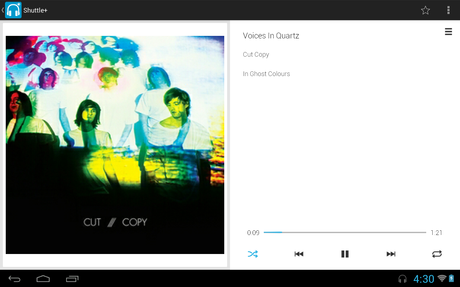 Shuttle+ Music Player - screenshot