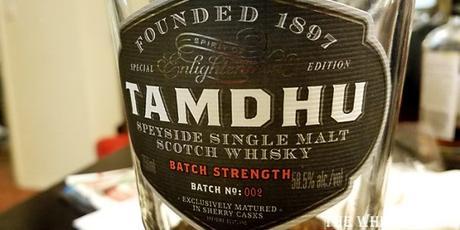Tamdhu Batch Strength Label